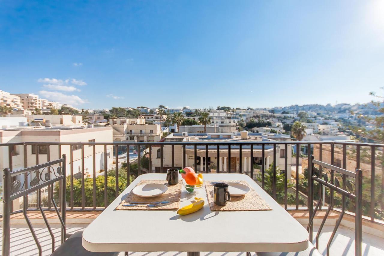 Pool And Sea Merill Apartments - Happy Rentals Mellieha Luaran gambar